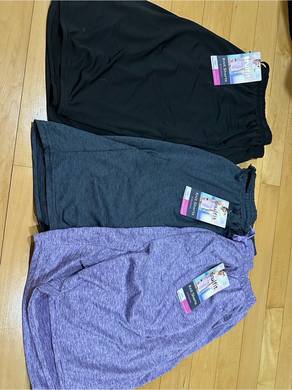 ComfortFit Women's Athletic Shorts - Black, Charcoal, Lavender